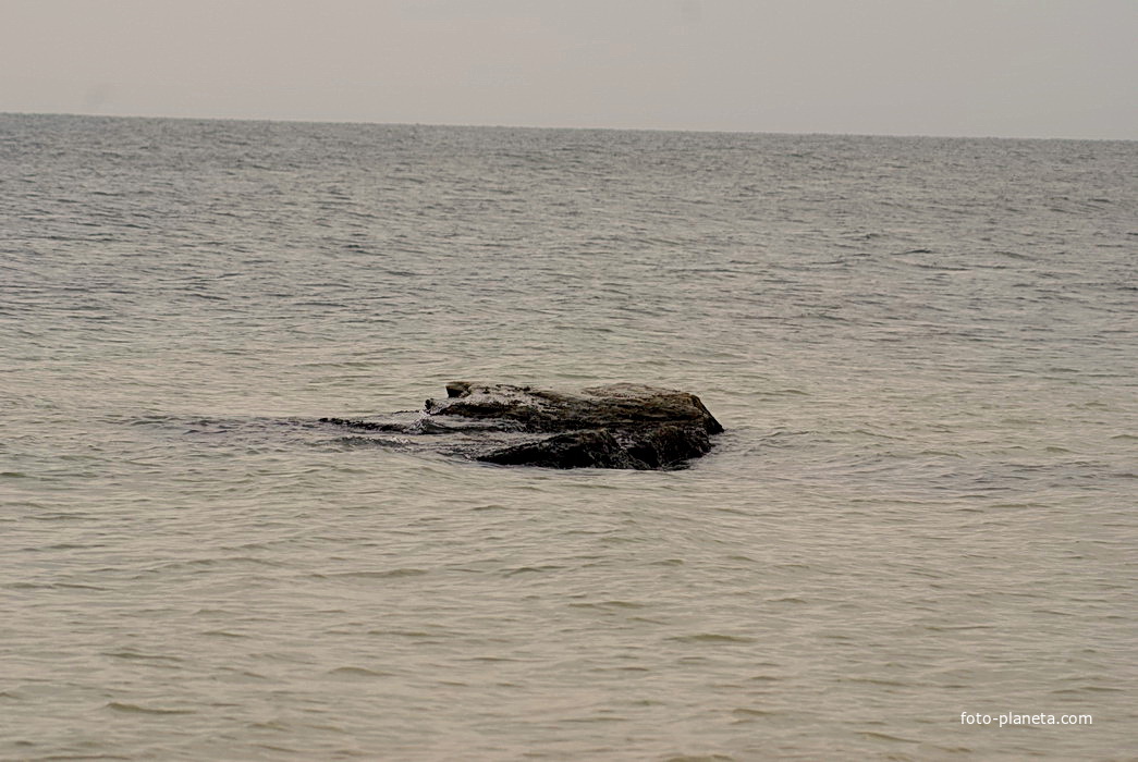 Декабрь на обрыве Цимлянского моря у станицы Хорошевской