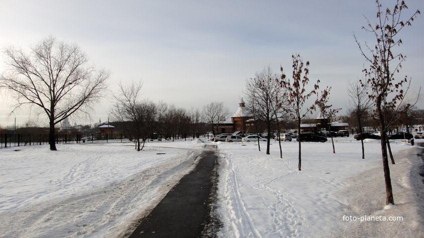 Территория Музея Деревянного Зодчества