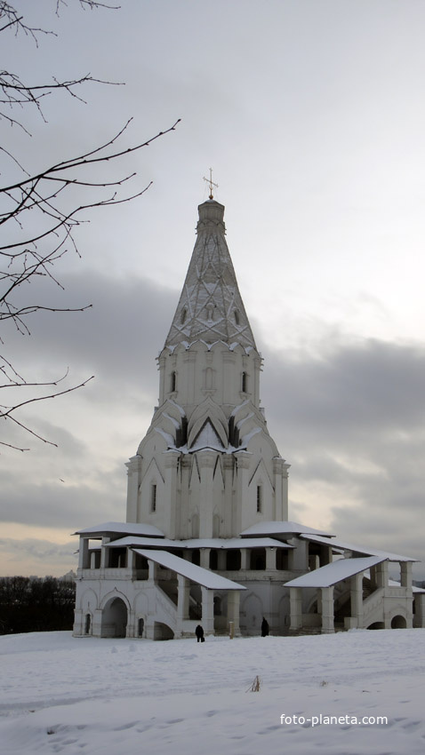 Храм Вознесения Господня зимой