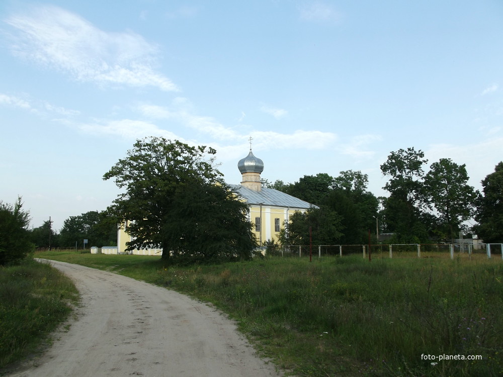 Деревня Шебрин (Шчэбрын), Пречистенская церковь (1793 г.)