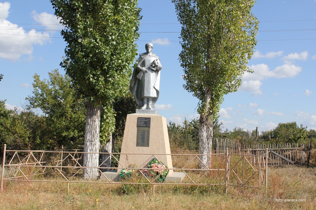 Братская могила воинов,павших в ВОВ в бывшем хуторе Скородумовка