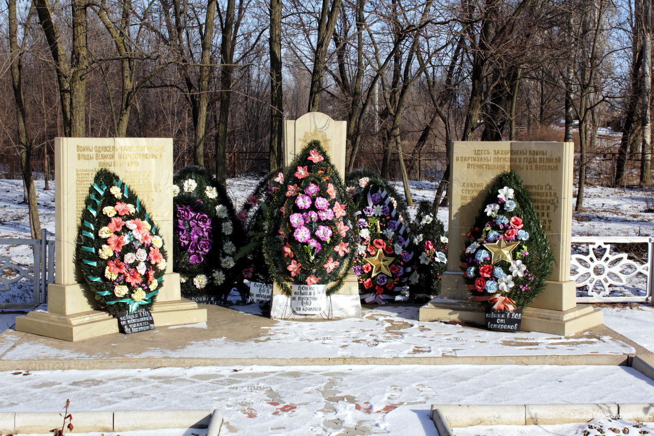 братская могила, погибших в дни Сталинградской битвы