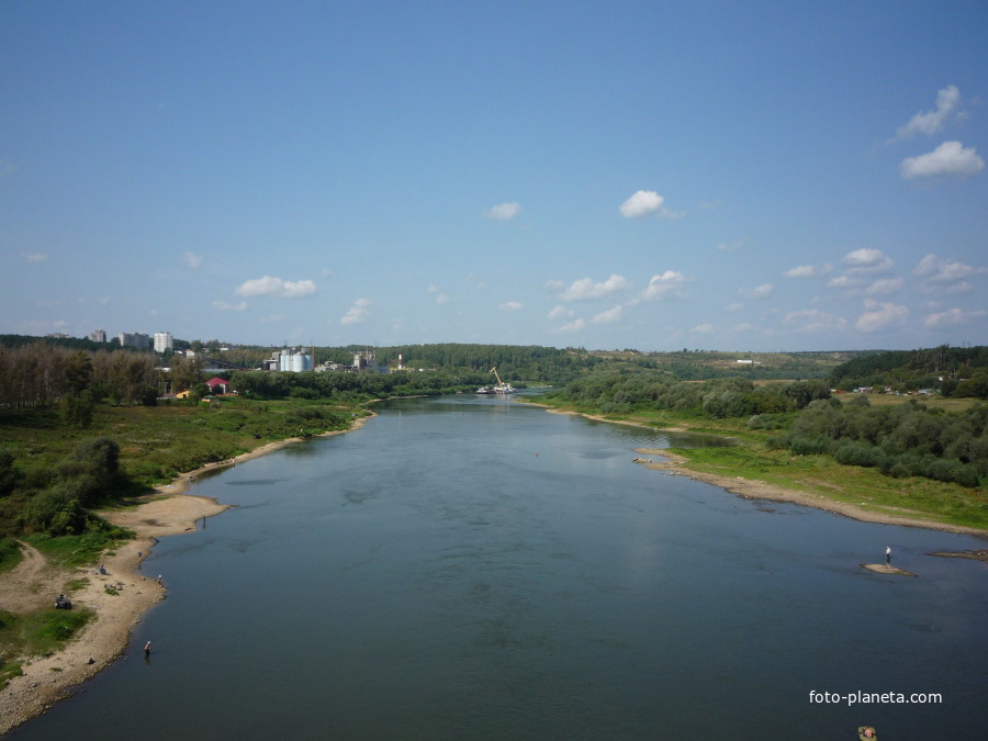 Река Ока. Вид с моста