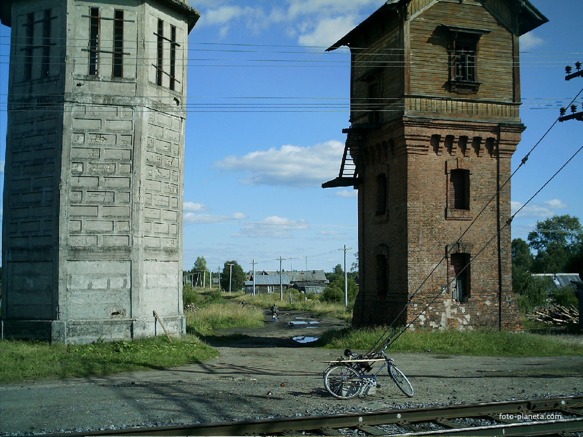 Дорога со станции в посёлок Лепша.2008г.