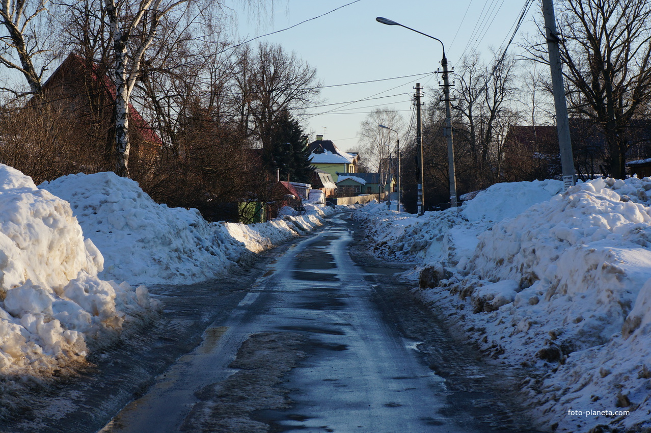 Центральная улица в Булатникове