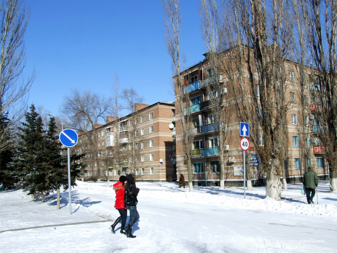 перекресток ул Ленина - 50 лет СССР