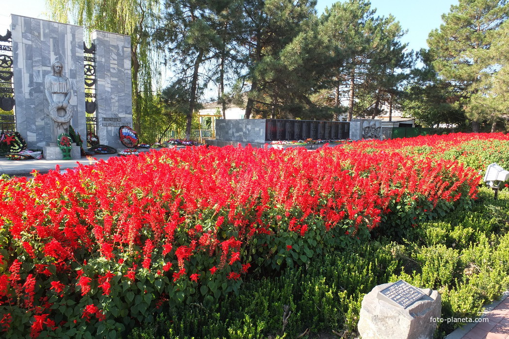 мемориал- братская могила воинов ВОВ