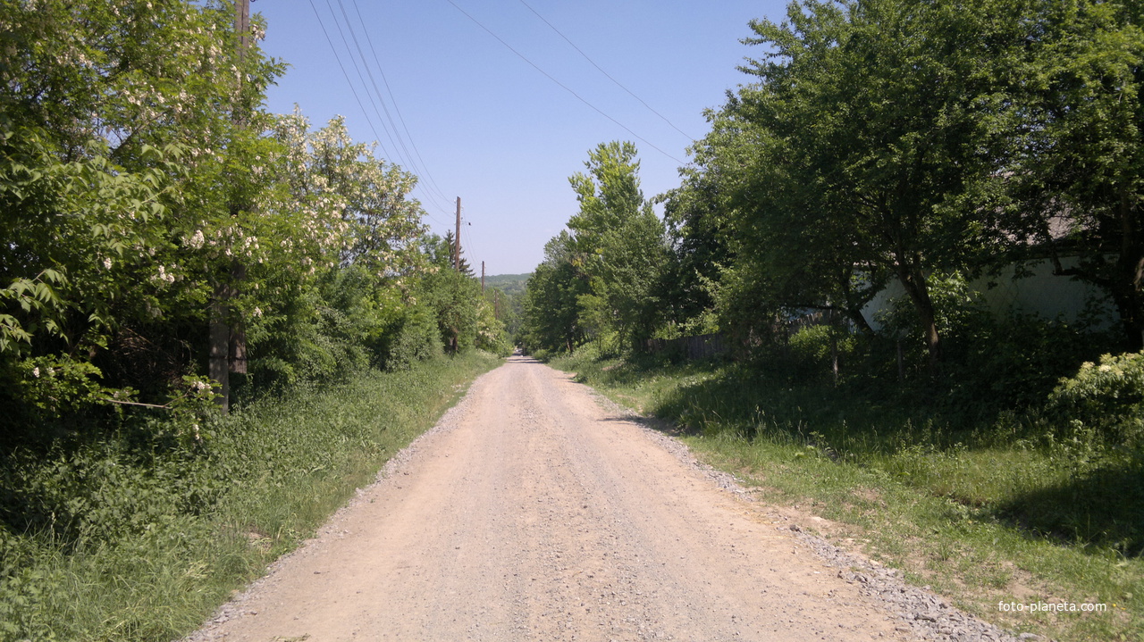 Одна из дорог в с.Станиславчике.
