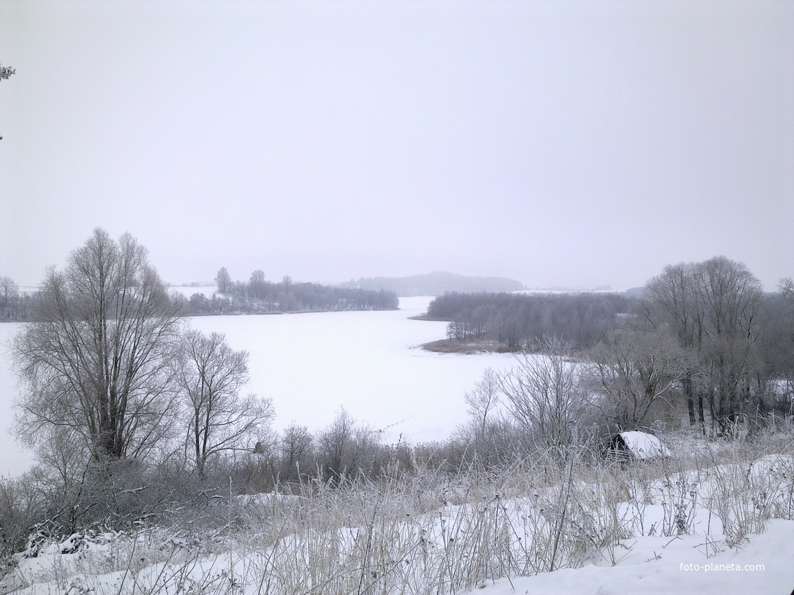 Озеро Белое зимой