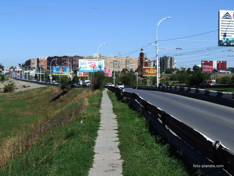 путепровод -вид на новый город