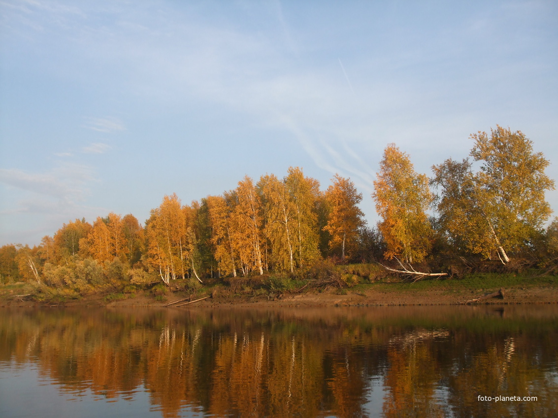 осень на реке Васюган