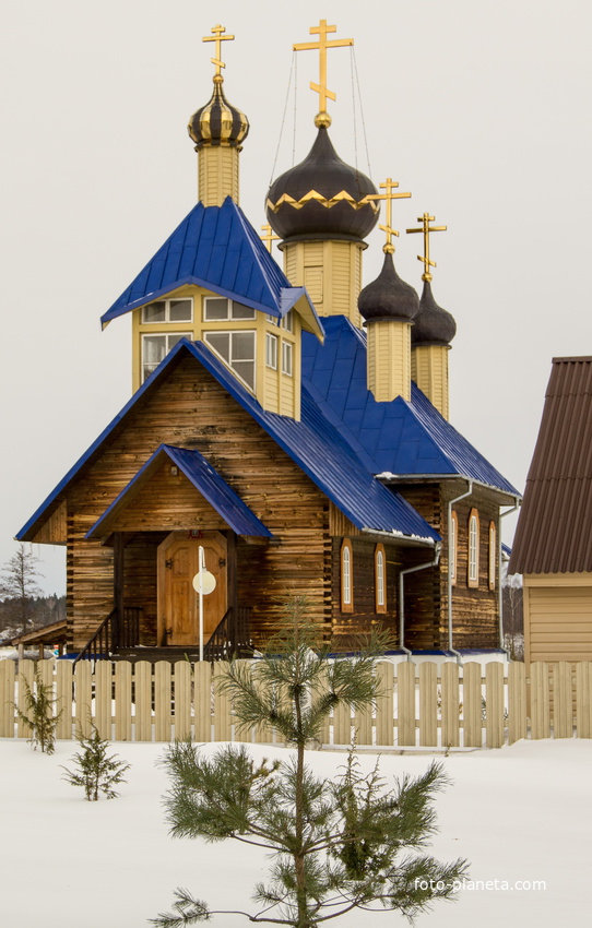 Церковь Собора Белорусских Святых. Любань. Март