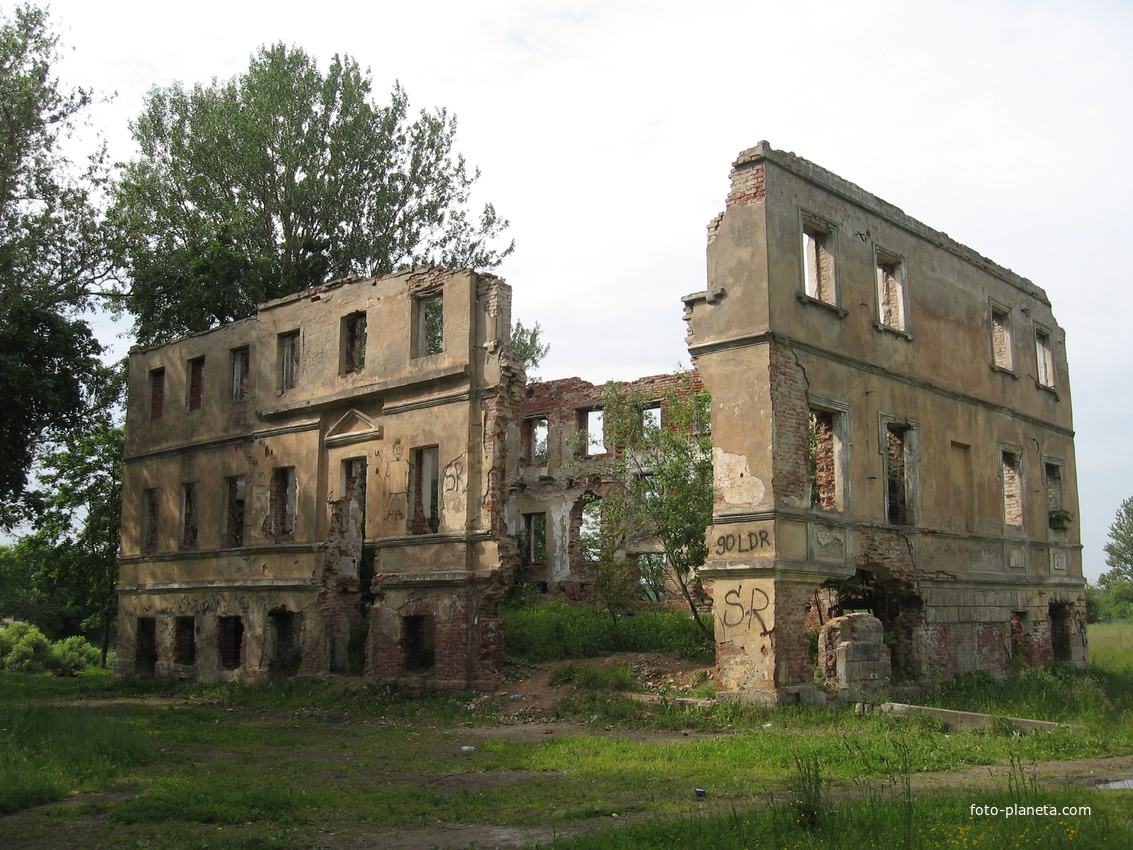 Руины дворца Александра I