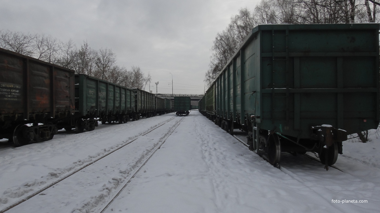 Товарный полустанок в Бирюлево