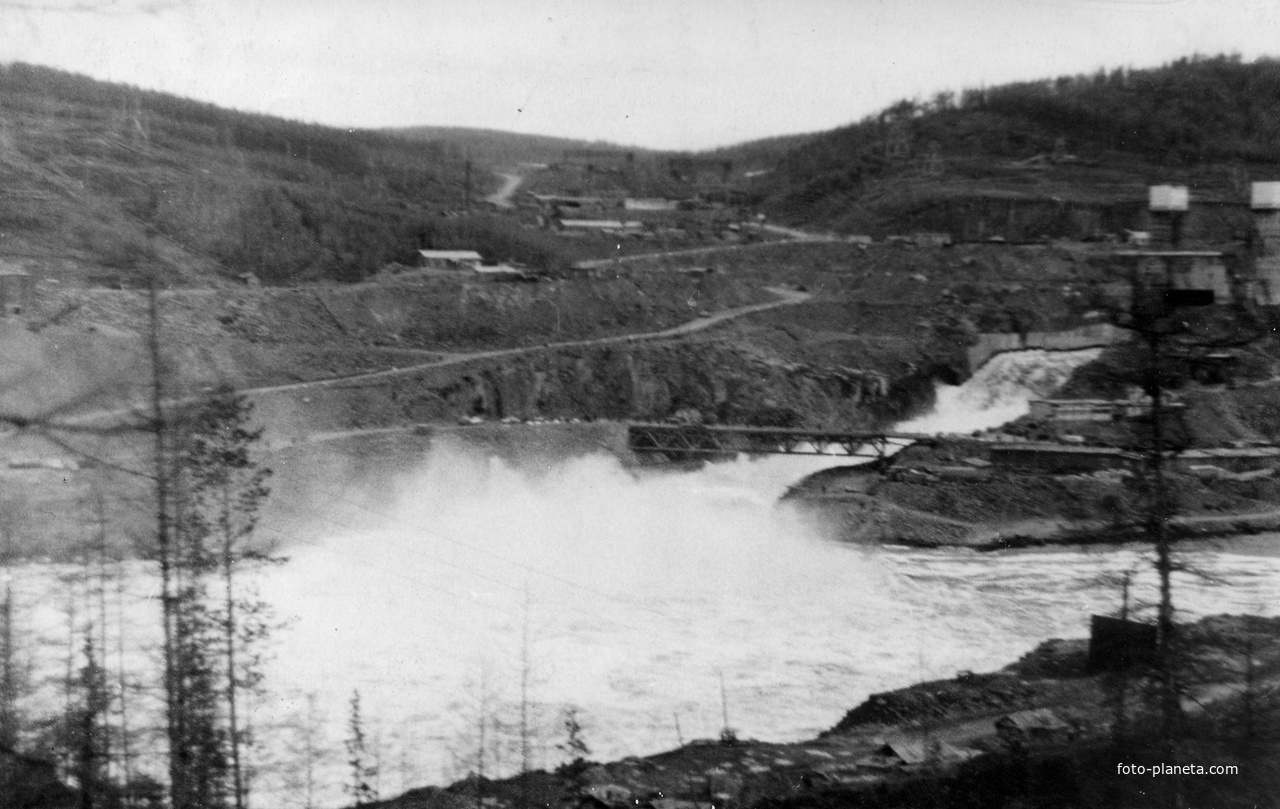 Вилюйская ГЭС,1967 год.