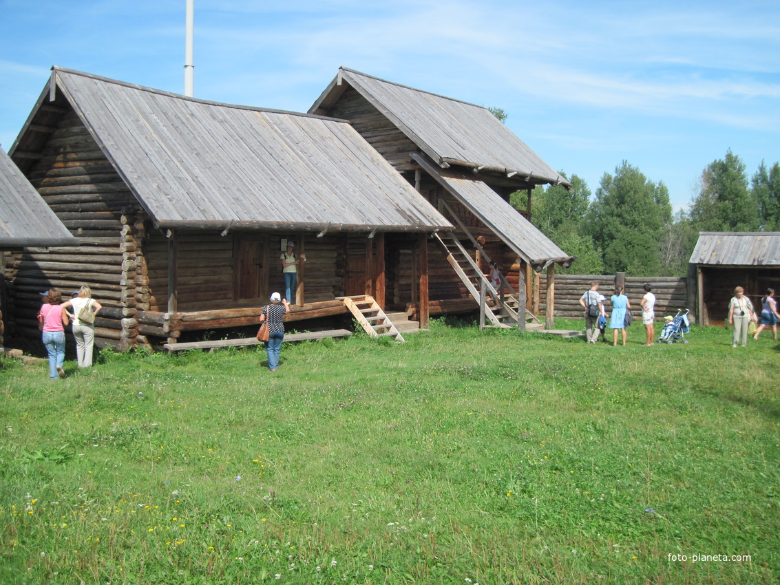 Дом-усадьба Востриковых в этнографическом музее Лудорвай
