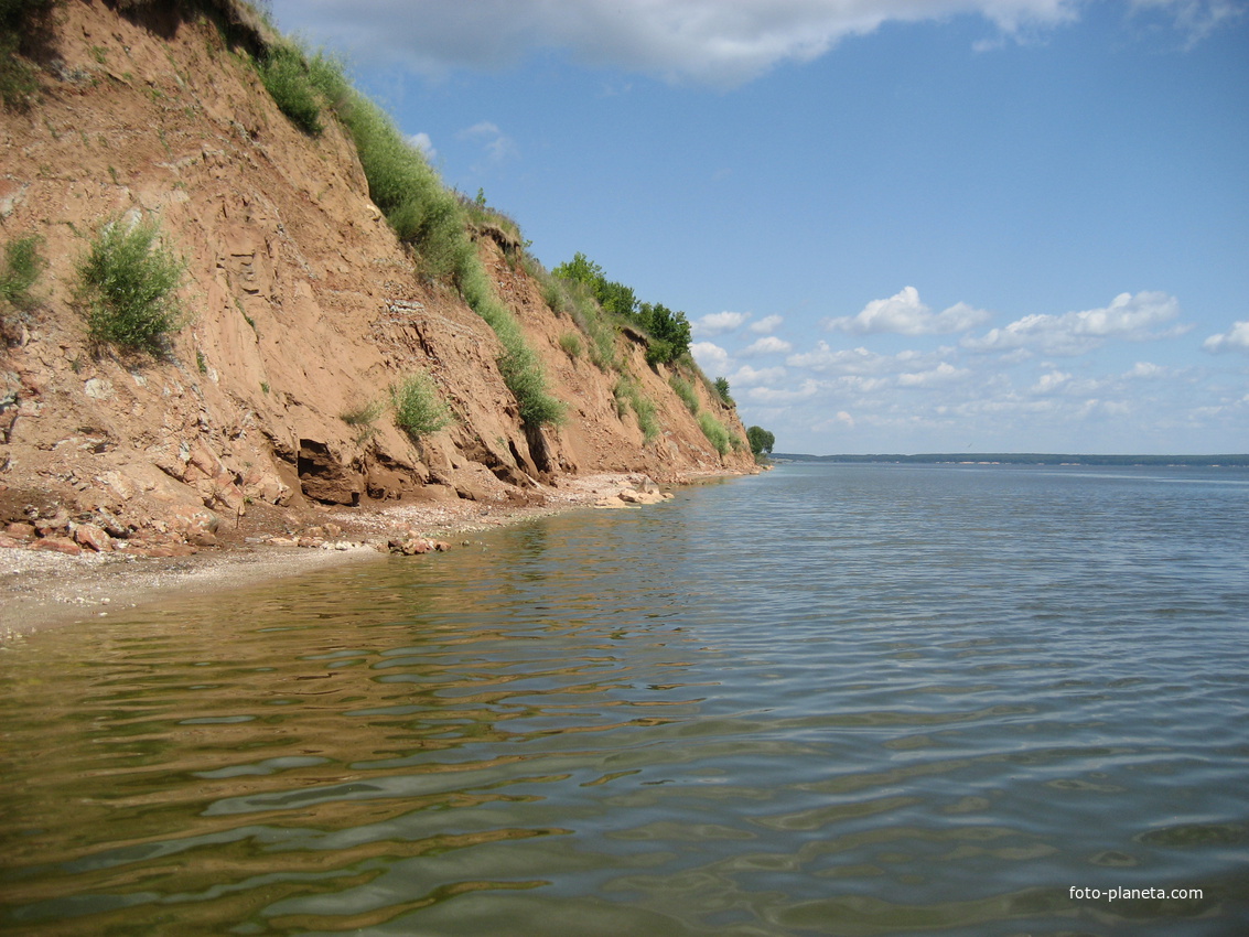 берег р. Волга - Горьковское водохранилище д. Хмелеватово
