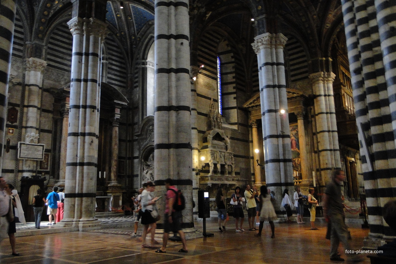 Siena, интерьер кафедрального собора