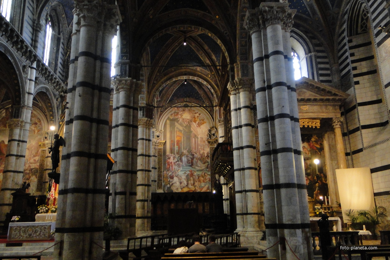 Siena, интерьер кафедрального собора