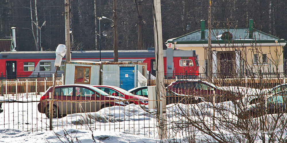 Вид на Павловск в районе вокзала