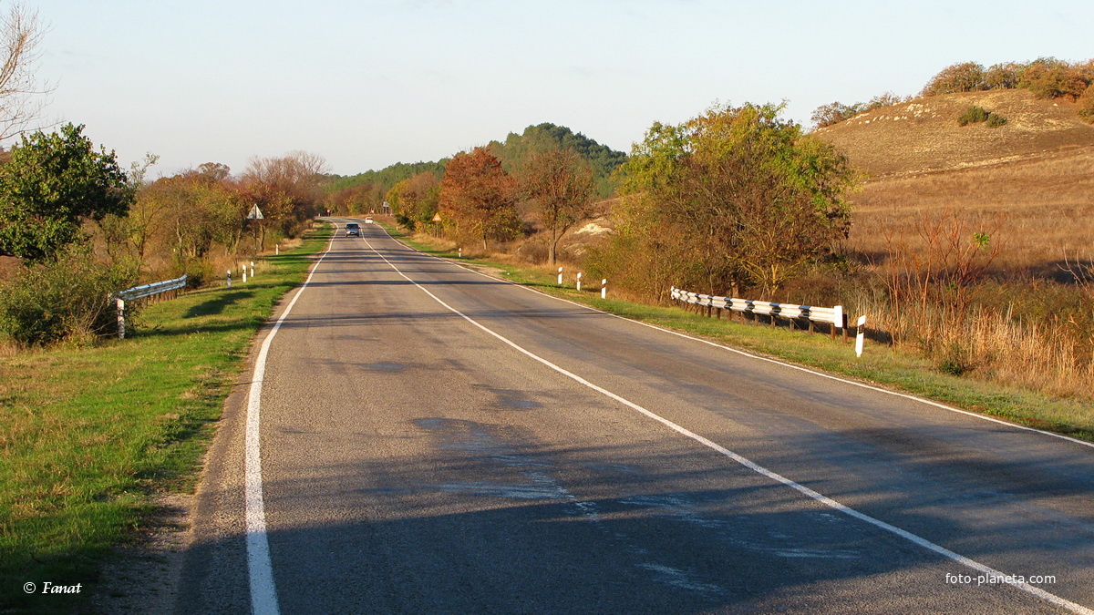 Дорога в сторону Севастополя
