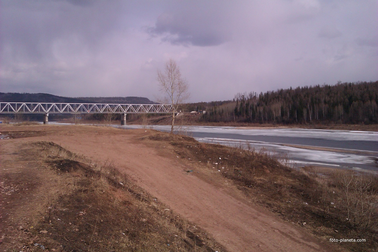 Мост Жд. через Лену Усть-Кут