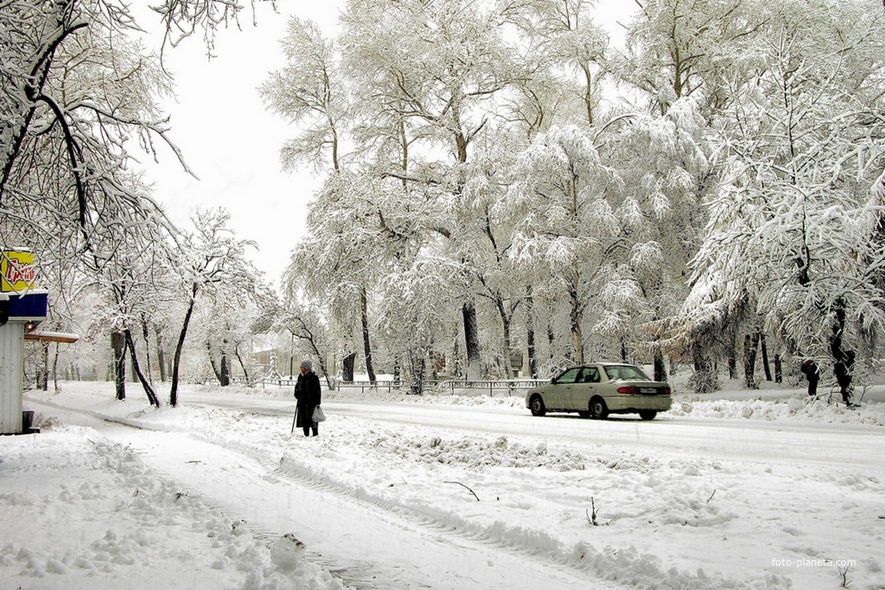 Николаевск  на Амуре зимой.