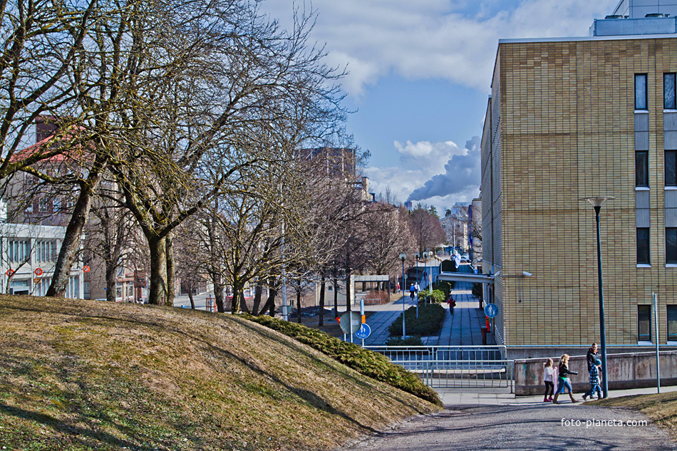 В центре города