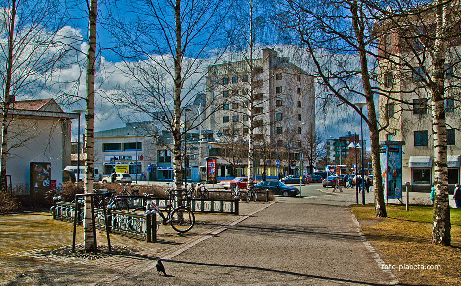 В центре города