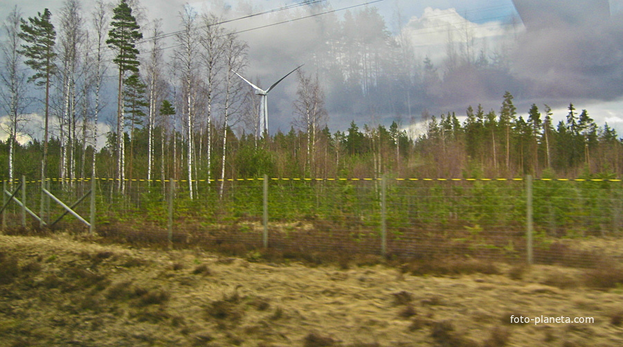 Ветряная электростанция близ Иматры