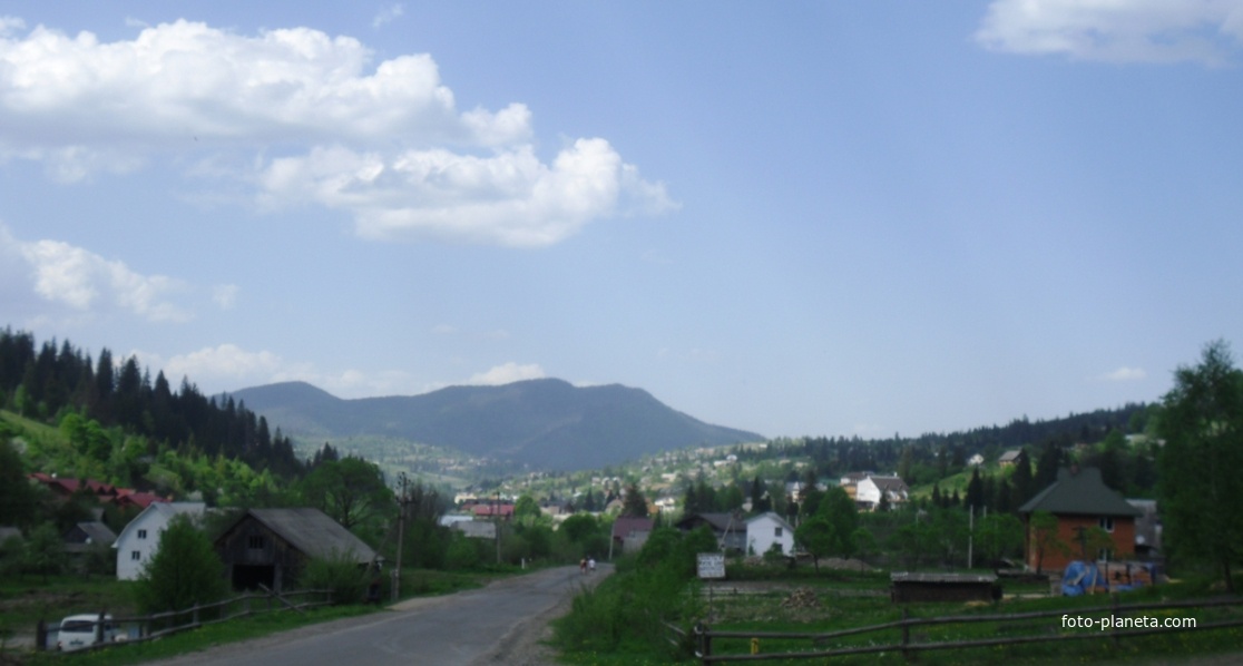 Панорама смт. Славська