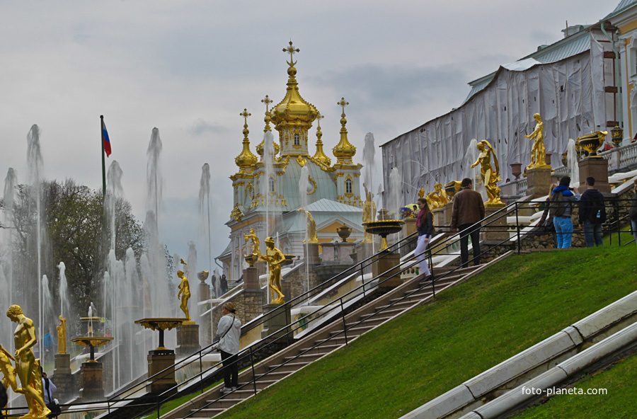 Нижний парк. Фонтаны.