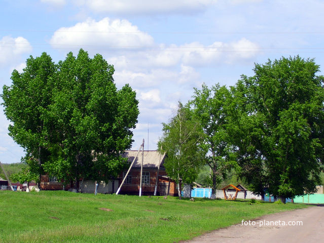 въезд в село..