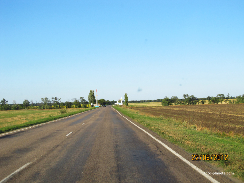 Граница Донецкой и Запорожской областей