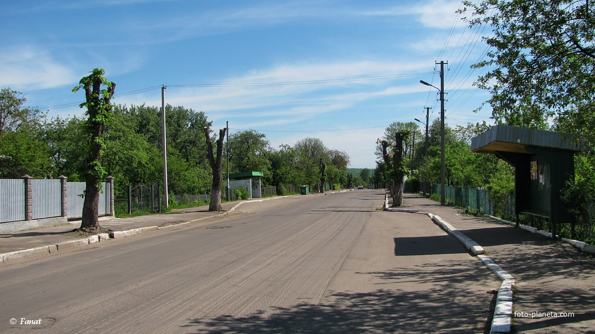 Улица Дрогобычская, вид в сторону Дрогобыча