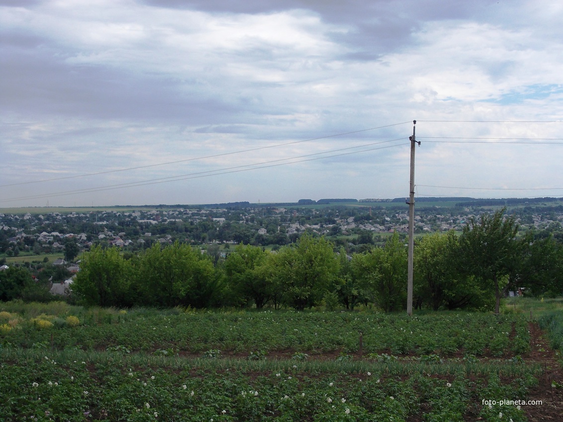 Вид на Новую Водолагу из &quot;Поля чудес&quot;.