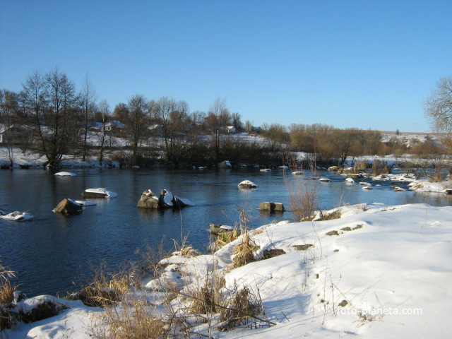 Южный Буг зимой