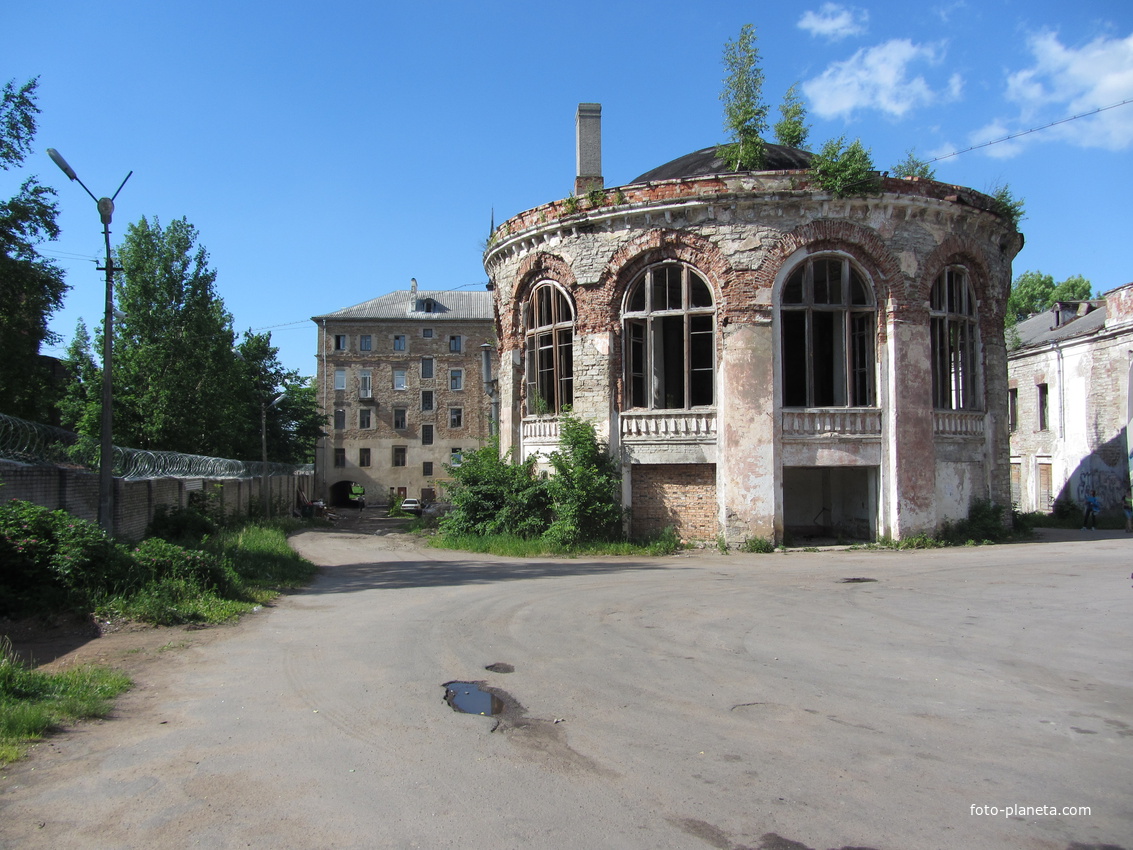 Льноджутовая фабрика, газгольдерная.