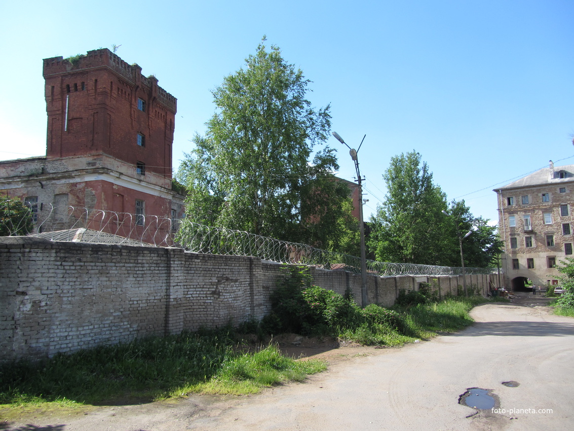 Льноджутовая фабрика, газгольдерная.