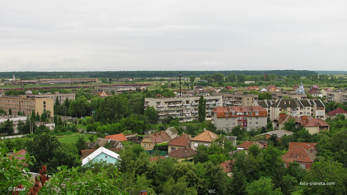 Вид на город из замка