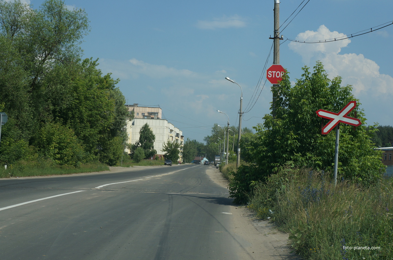 ЖД перезд в Щурове