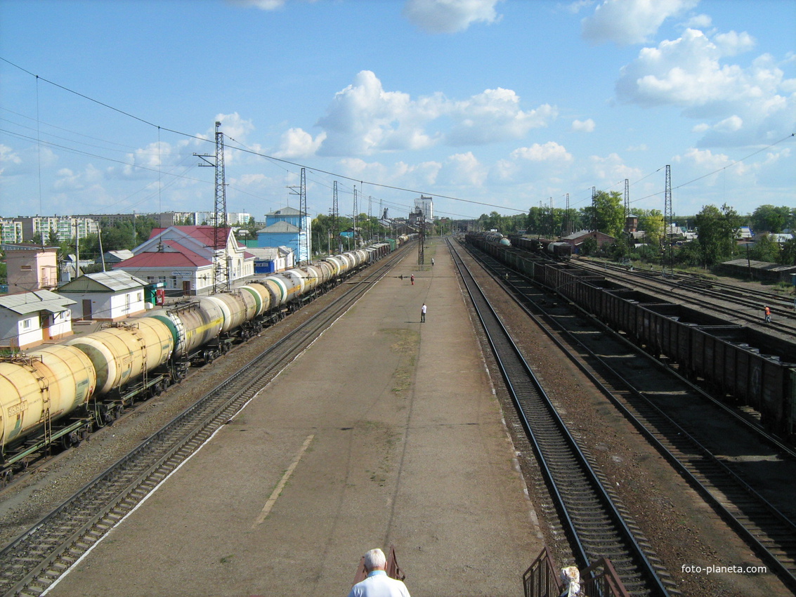 Главная платформа станции Приютово