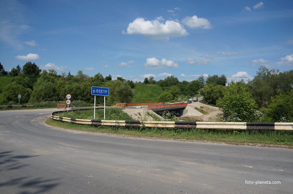 Мост через речку Осётр