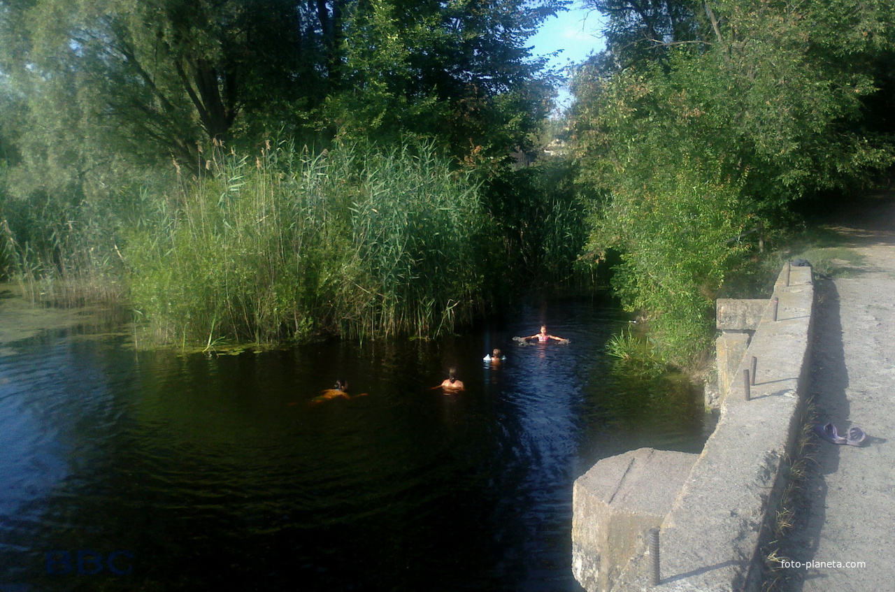 Пляж в Сердюках.