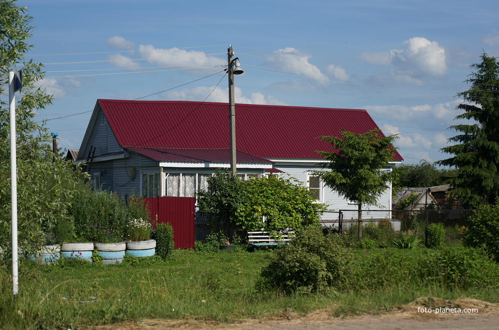 Дом в деревне Коломенская