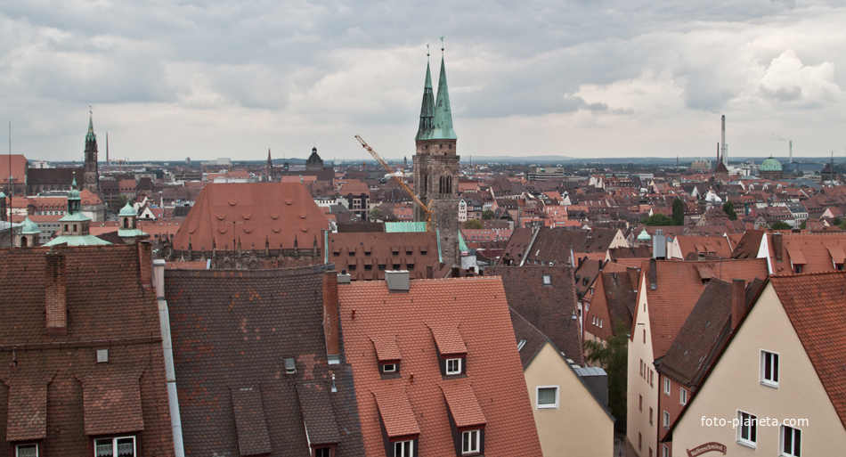 Вид на город