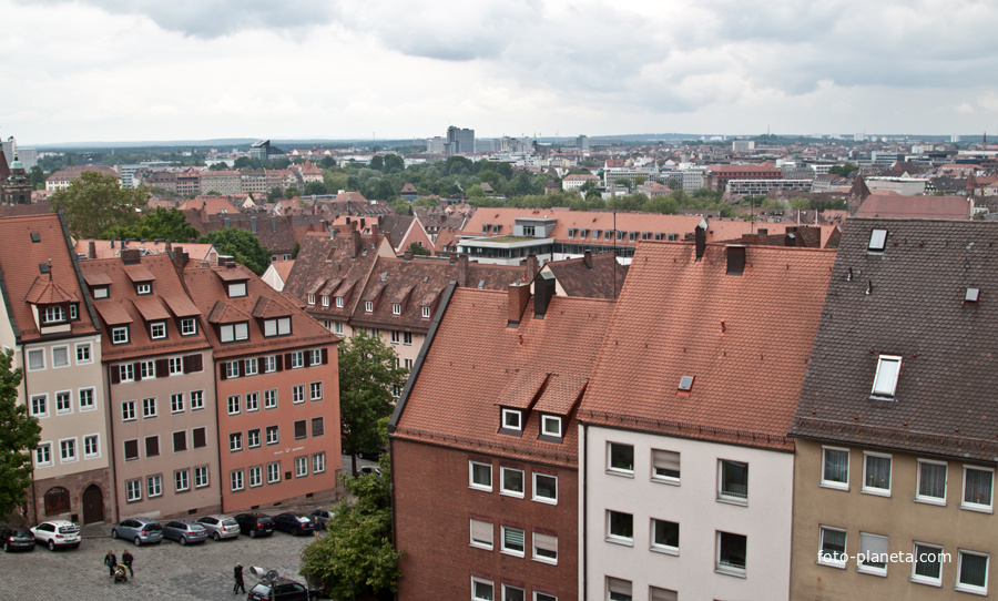 Вид на город