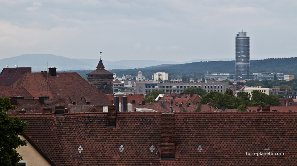 Вид на город