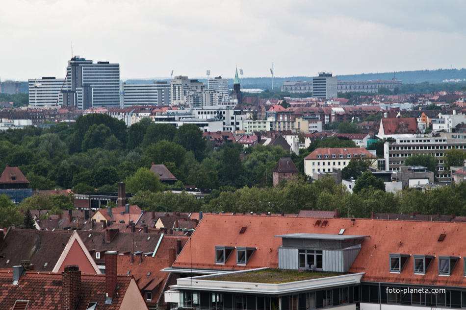 Вид на город