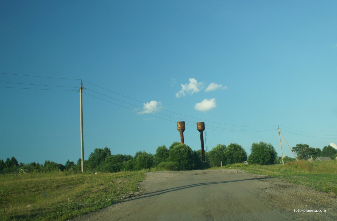 Дорога со стороны Мшенского источника.